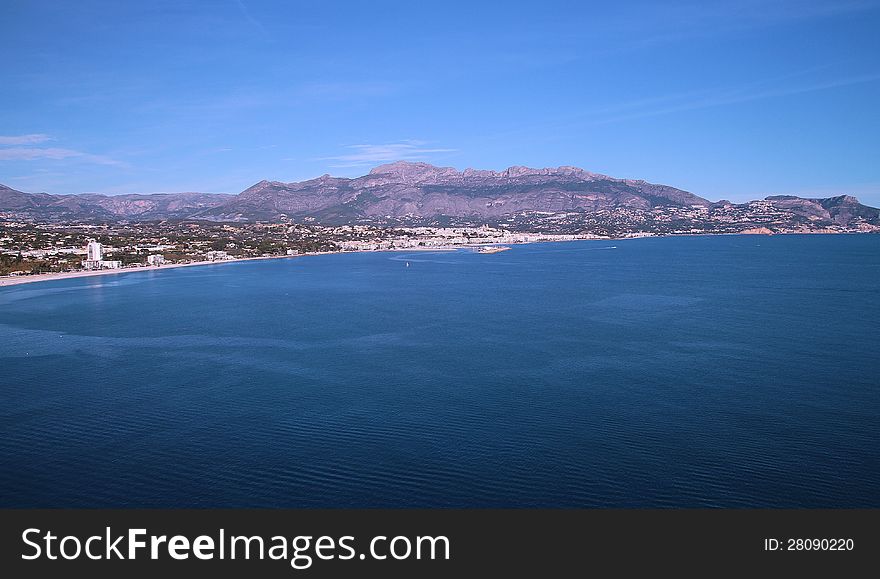 Port and town of Altea in Alicante; Spain. Port and town of Altea in Alicante; Spain.