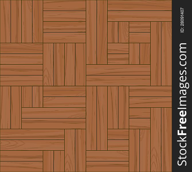 Set of four samples of seamless wooden parquet. Set of four samples of seamless wooden parquet