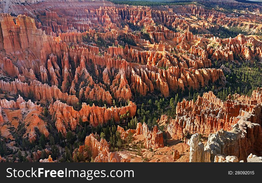 Inspiration Point at sunrise, Bryce Canyon