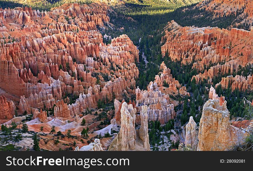 Inspiration Point At Sunrise, Bryce Canyon