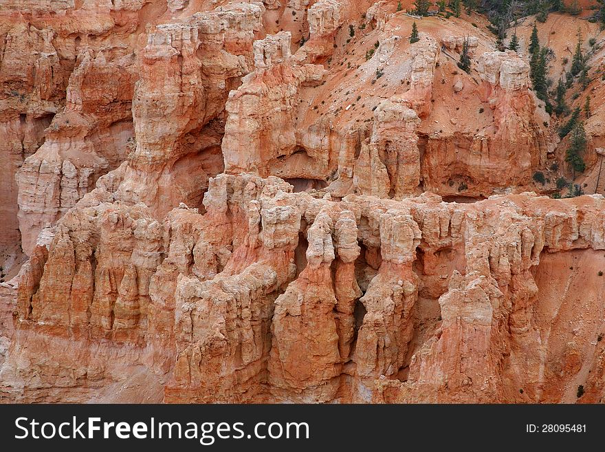 Great Spires Carved, Bryce Canyon