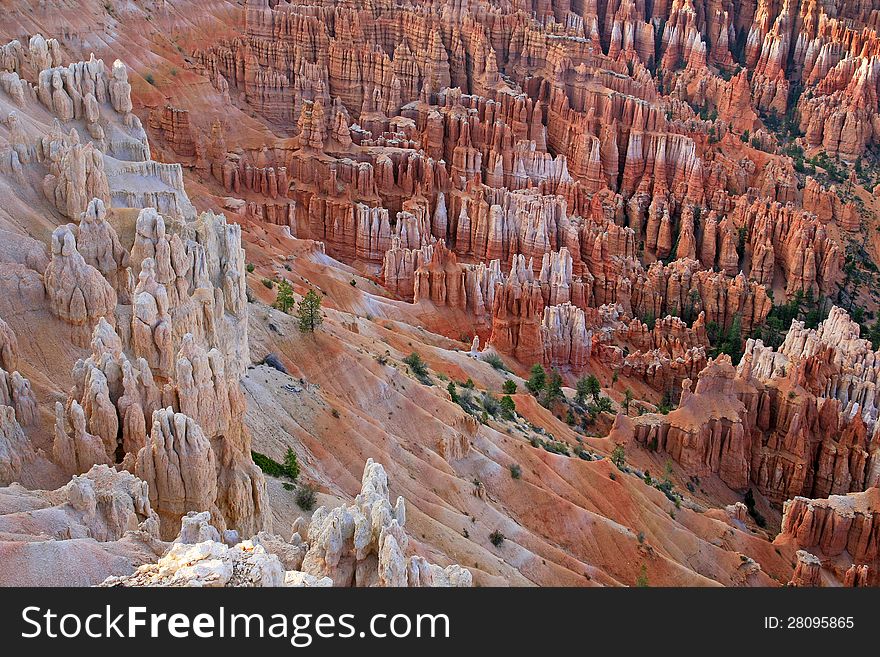 Rock formation in Bryce Canyon