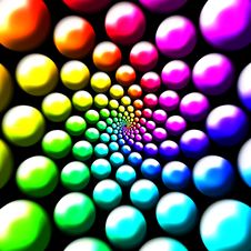 Rainbow Balls Royalty Free Stock Image Rainbow Balls Royalty Free Stock Image