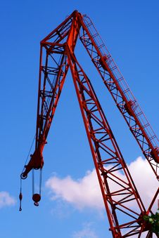 Red Crane Stock Photography