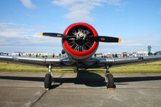 Harvard, British Airplane Royalty Free Stock Image Harvard, British Airplane Royalty Free Stock Image