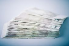 Pile Of Banknotes Royalty Free Stock Images