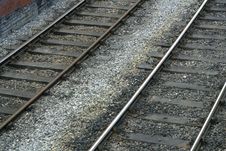 Railway Tracks Royalty Free Stock Photo Railway Tracks Royalty Free Stock Photo