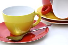 Cup And Saucer. Royalty Free Stock Photo Cup And Saucer. Royalty Free Stock Photo