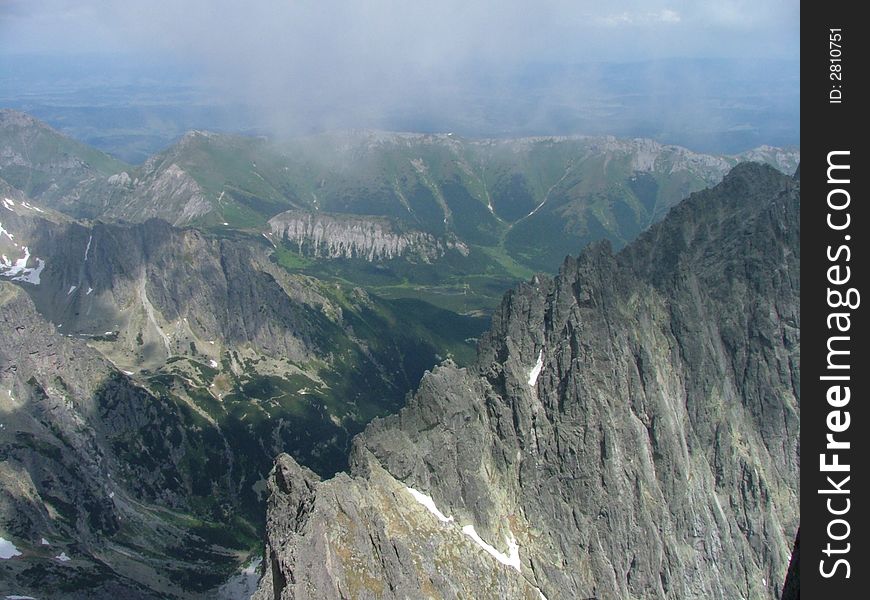 Mountain in Slovakia on a sunshine summer day...