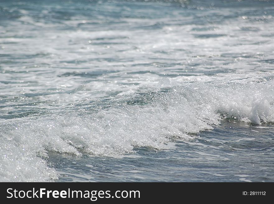 Waves at the nice beach. Waves at the nice beach