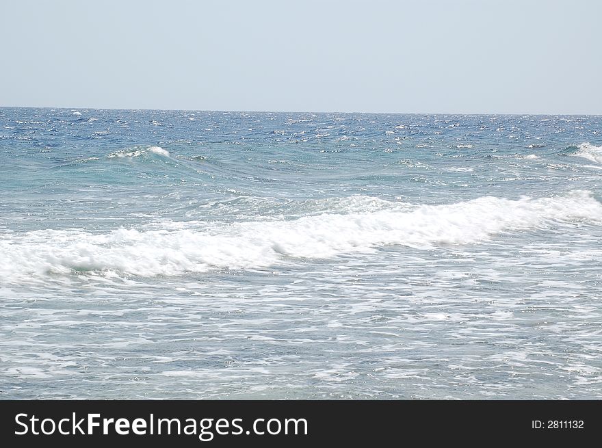 Waves at the nice beach. Waves at the nice beach