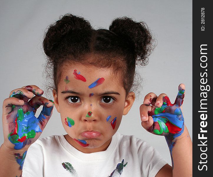 Close up of a young toddler girls brown eyes. Close up of a young toddler girls brown eyes