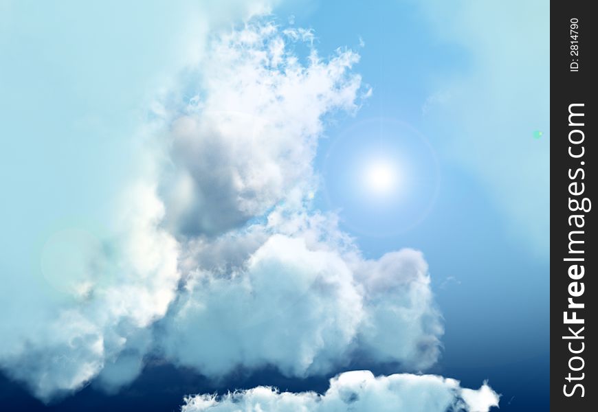 An image of some natural clouds floating high in the sky, a good image for a background. An image of some natural clouds floating high in the sky, a good image for a background.