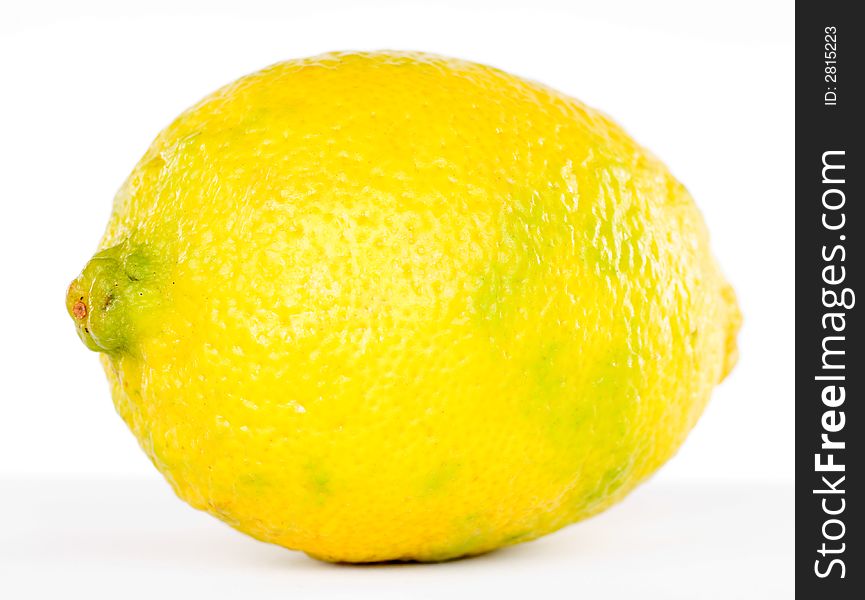Lemon lime on a white background