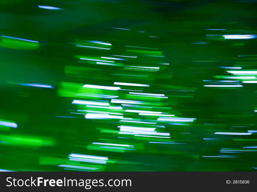 Motion photo of a green tree. Motion photo of a green tree