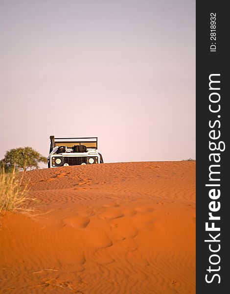 Sand dunes in Africa, desert