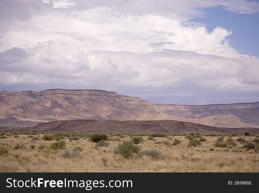 Sand dunes in Africa, desert