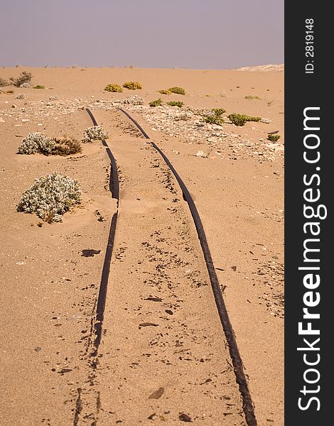 Sand dunes in Africa, desert