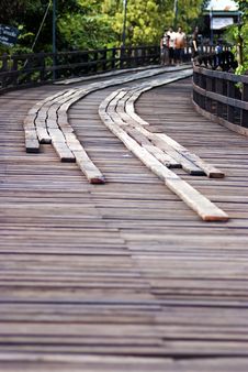 Wooden Walkway Royalty Free Stock Photo Wooden Walkway Royalty Free Stock Photo