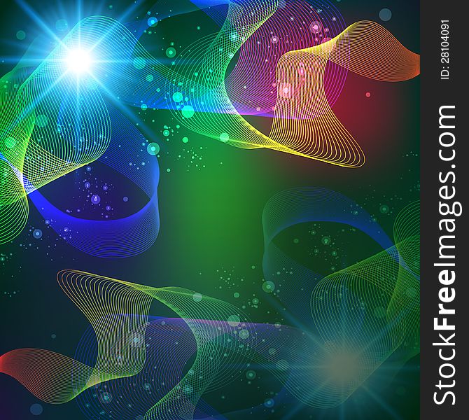 Abstract fantasy background - vector illustration. Abstract fantasy background - vector illustration.