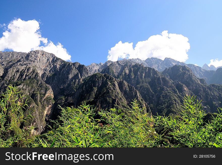 Mountain in Lijiang,Yunnan,China