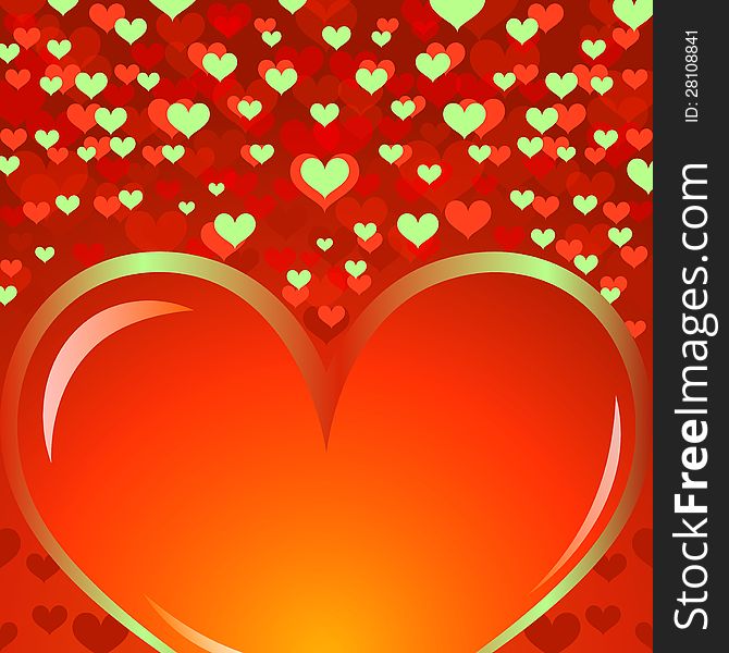 Valentines day background with heart shaped copy space. Valentines day background with heart shaped copy space.