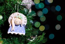 Handmade Angel Decoration Royalty Free Stock Photo Handmade Angel Decoration Royalty Free Stock Photo