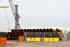 Industrial Steel Pipes Stock Photography Industrial Steel Pipes Stock Photography