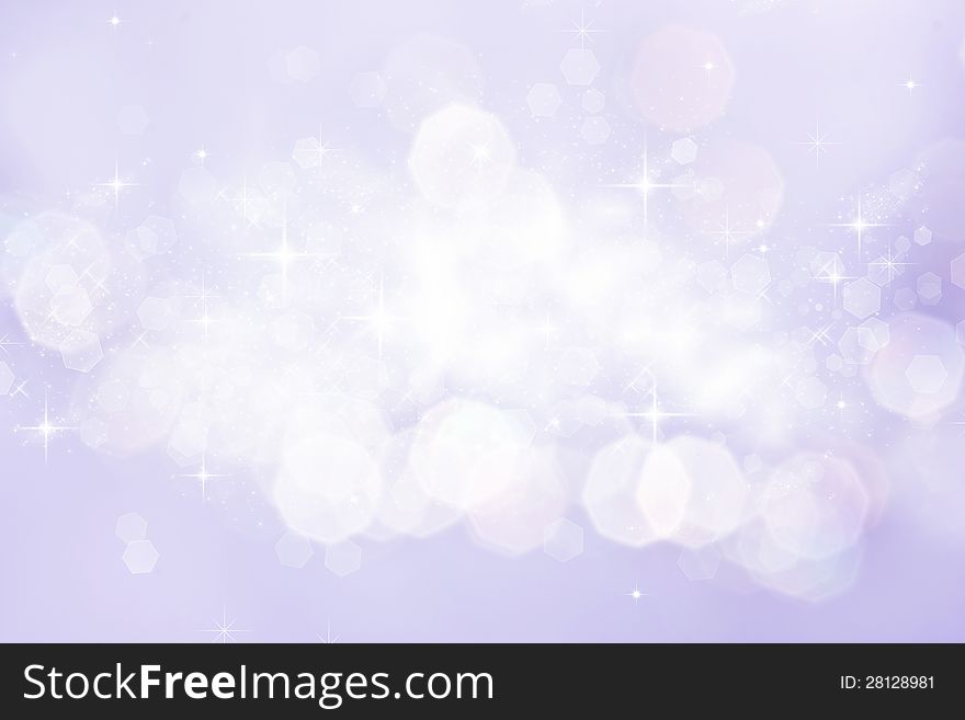 Light silver abstract Christmas background with white snowflakes