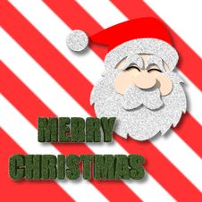 Merry Christmas With Santa Claus Royalty Free Stock Images Merry Christmas With Santa Claus Royalty Free Stock Images