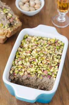 Chicken Liver Pate With Pistachios Closeup Royalty Free Stock Photo Chicken Liver Pate With Pistachios Closeup Royalty Free Stock Photo