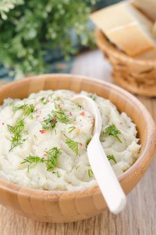 Mashed Potatoes And Cabbage Closeup Royalty Free Stock Photography Mashed Potatoes And Cabbage Closeup Royalty Free Stock Photography