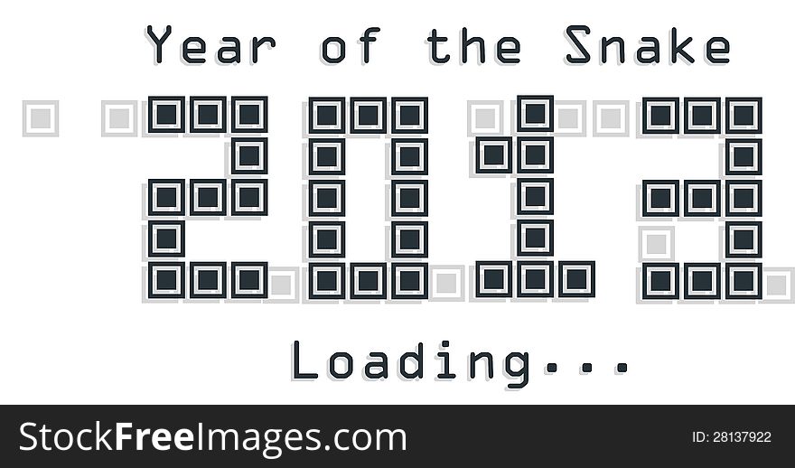 2013 Snake year design. Vector illustration. 2013 Snake year design. Vector illustration