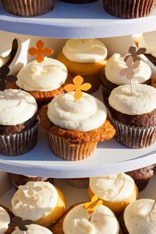 Carrot Cake Cupcakes Royalty Free Stock Image