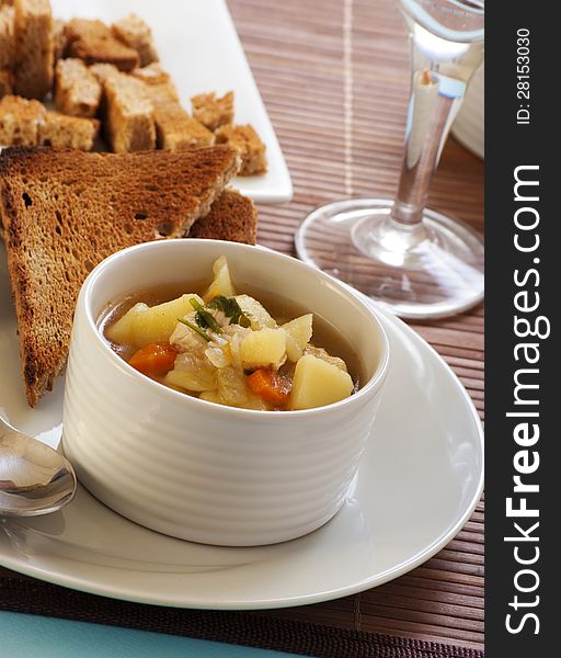 Chicken Soup With Vegetables