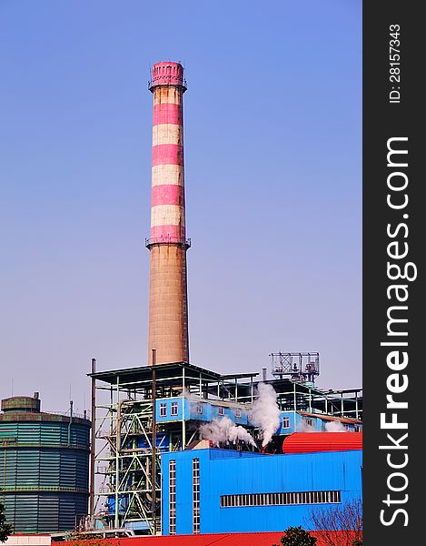 The building of thermal power plant