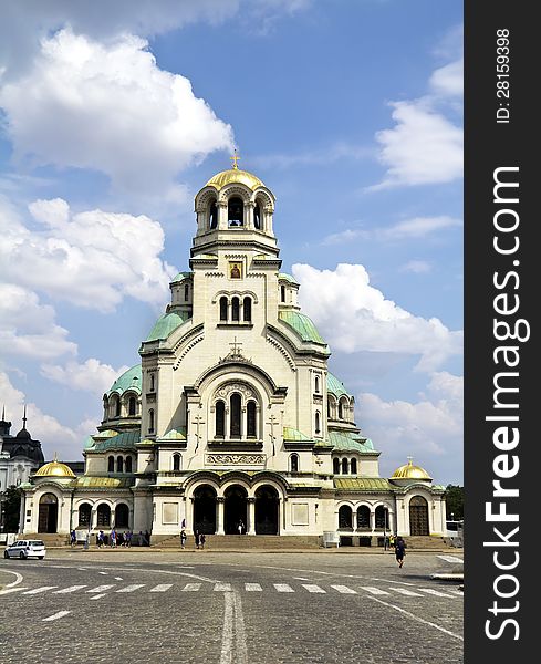 The St Alexander Nevsky Cathedral is a Bulgarian Orthodox cathedral in Sofia, the capital of Bulgaria