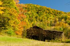 Fall Colors Around An Old Barn. Royalty Free Stock Photography Fall Colors Around An Old Barn. Royalty Free Stock Photography