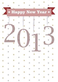 New Year 2013 Stock Images