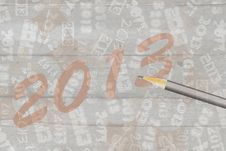 New Year 2013 Royalty Free Stock Images