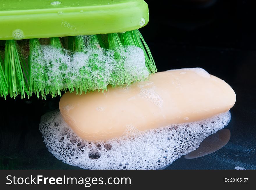 Foam Brush And Soap