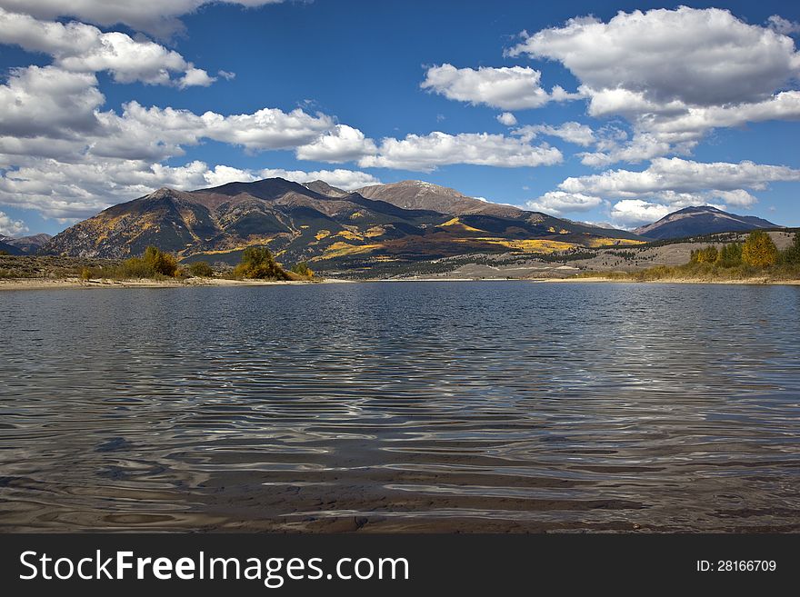 Fall colors the Colorado Rockies at Twin Lakes. Fall colors the Colorado Rockies at Twin Lakes