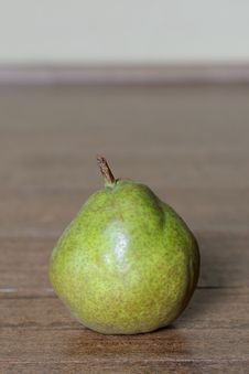 Green Pear Royalty Free Stock Photography Green Pear Royalty Free Stock Photography