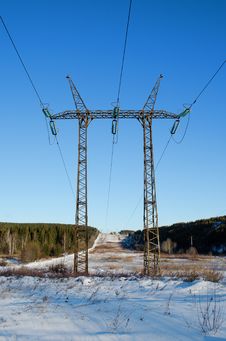 Tower Of A Electric Line Stock Images Tower Of A Electric Line Stock Images