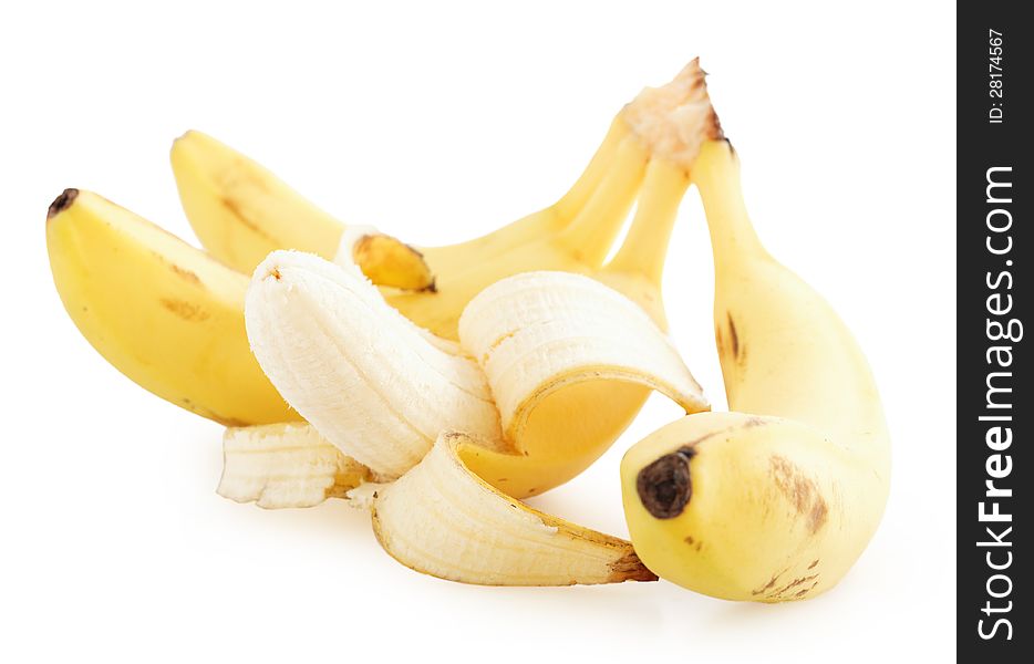 Sweet ripe bananas vitamins for a healthy lifestyle