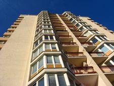 The Multi-storey Modern House Royalty Free Stock Photo The Multi-storey Modern House Royalty Free Stock Photo