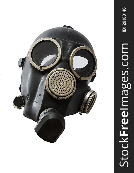 Front Of A Gas Mask