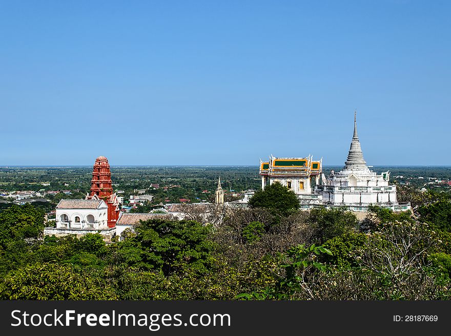 Pra Nakorn Khiri (Historic Buildings) in Petchaburi, Thailand. Pra Nakorn Khiri (Historic Buildings) in Petchaburi, Thailand