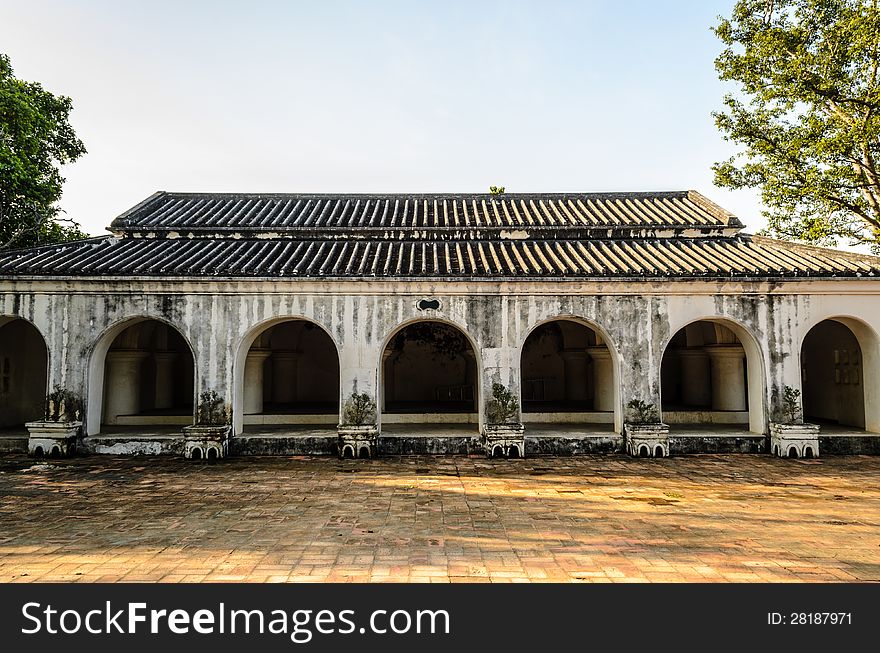 Khao Wang palace at petchaburi province,Thailand