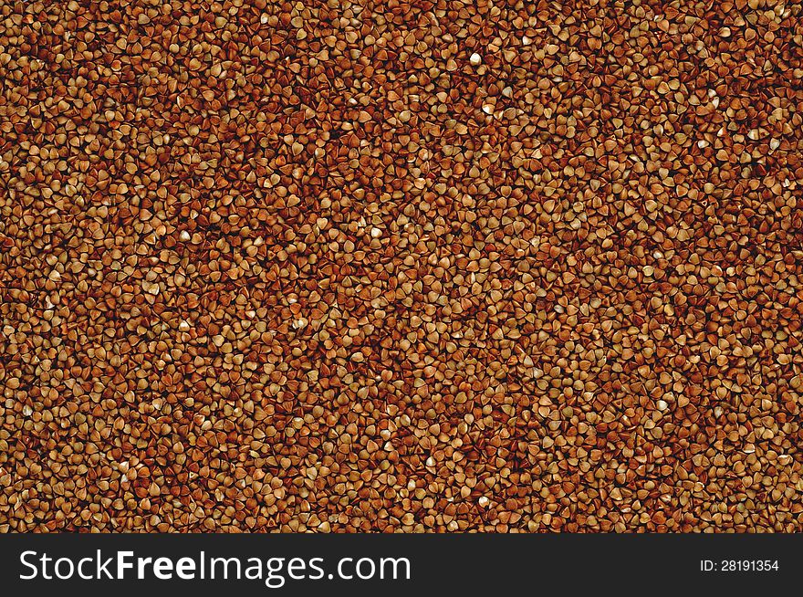 Buckwheat Background Or Texture